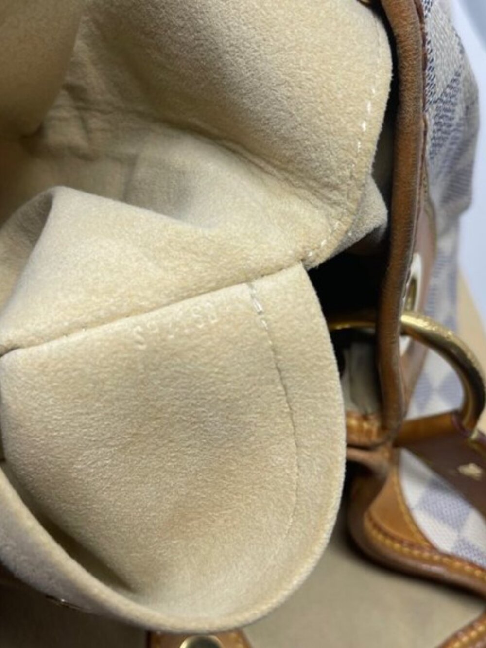 LOUIS VUITTON Damier Azur Galliera GM Shoulder Bag - Picture 8 of 16